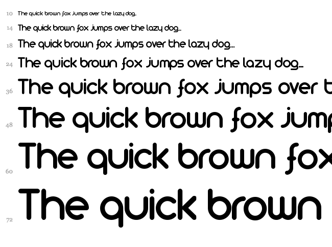 [z] Arista font waterfall